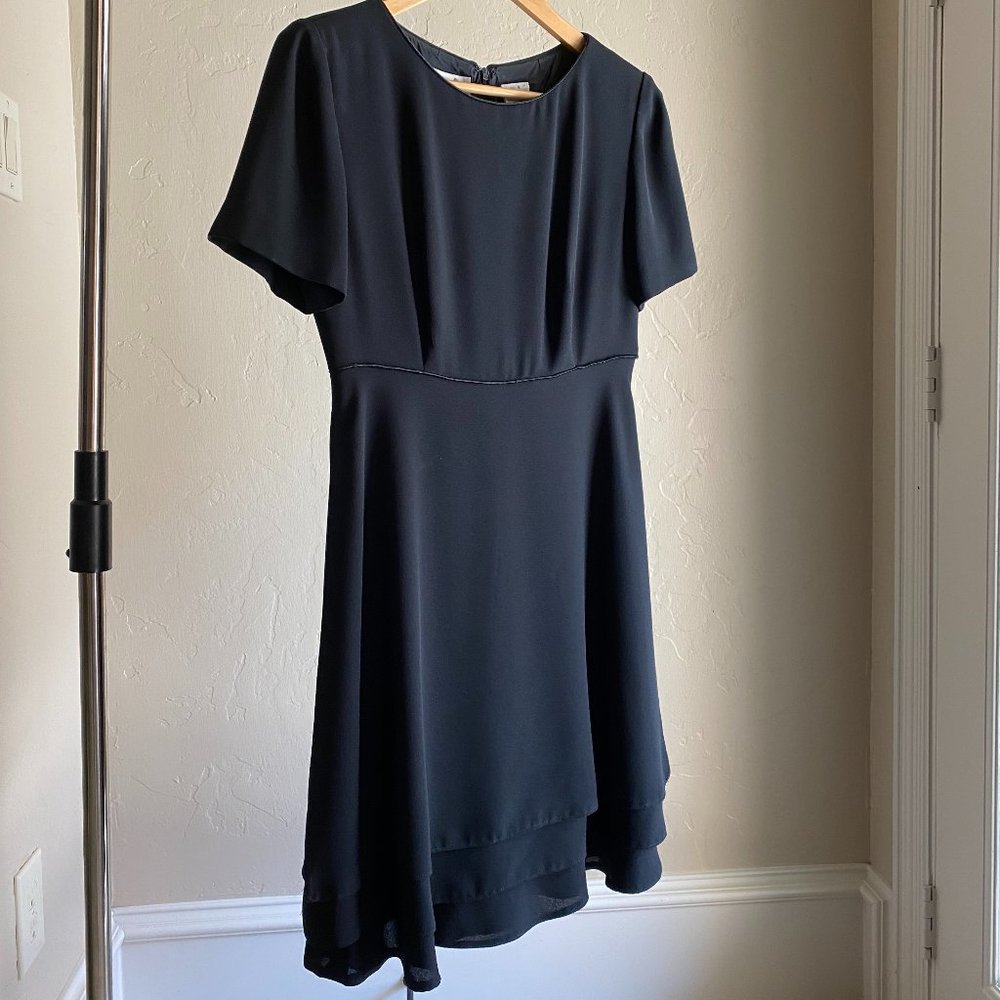 Tiered Little Black Dress Size 4